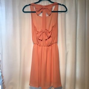 Salmon Summer Dress